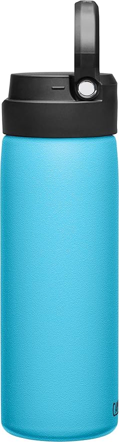 CamelBak Fit Cap Vacuum Stainless Steel Insulated Water Bottle - 20oz, Nordic Blue