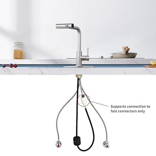 Sink Water Filter Faucet, Faucet Water Filter Replacements for Kitchen Bathroom Sink Faucet Filter Removes Chlorine Fluoride Heavy Metals Hard Water, Pack of 4