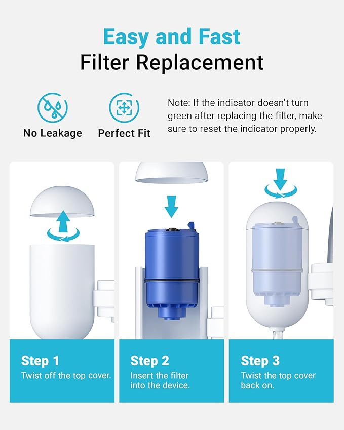 3 Pack Filter Replacement for All PUR®, PUR®PLUS Faucet Filtration Systems, Pur® RF-9999® Faucet Water Filter, NSF Certified, AQUA CREST