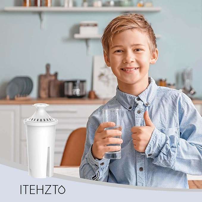 Replacement Filters for All Brita® Pitchers and Dispensers, Fits Brita® Classic OB03, Mavea® 107007, and More, NSF/ANSI 42 Certified, Last Up to 2 Months or 40 Gallons (Pack of 2)