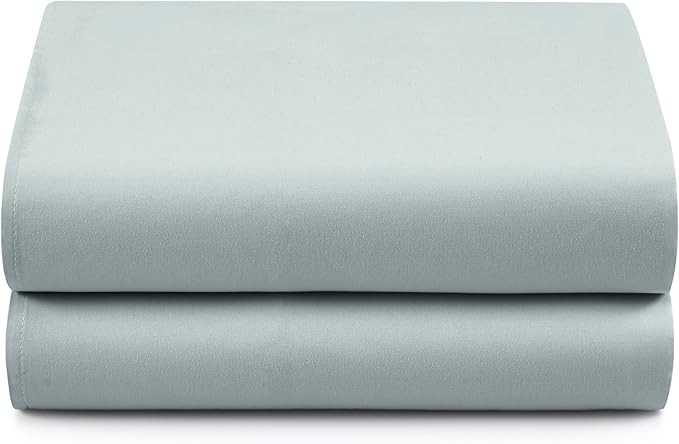 Toddler Pillowcase Set of 2 Microfiber Travel Pillow Cases 14x20 Light Gray Pillow Covers Envelope Style Comfortable Not Shrink Soft Pillow Cases