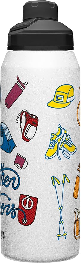 CamelBak Chute Mag 32oz Vacuum Insulated Stainless Steel Water Bottle, Wild Pride