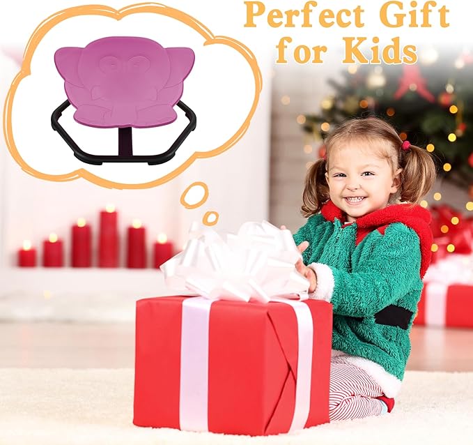 Spinning Chair for Autistic Kids Sit and Spin Chair for Kids Swivel Sensory Chair Elephant Spinning Seat Autism Sensory Chair Items for Sensory Room Training Balance Body Coordination