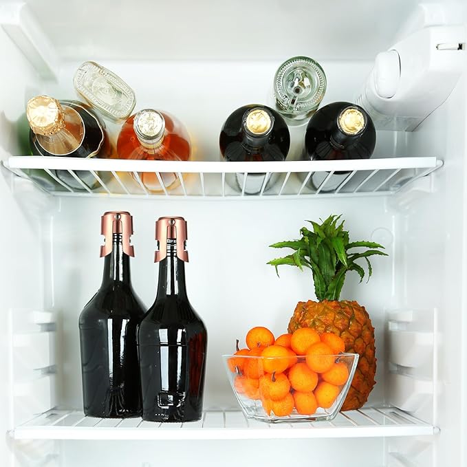 Tessco 12 Pcs Stainless Steel Champagne Stopper Reusable Bottle Sealer Wine Corker Champagne Cork Stopper with a Built in Sealing Plug Compact Champagne Saver Plug for Cava Prosecco (Rose Gold)