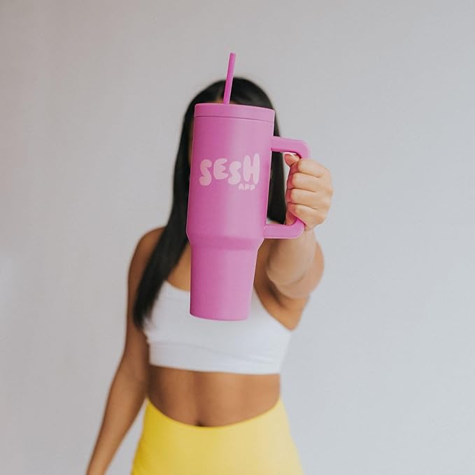 Sesh Fitness Tumbler (Pink)