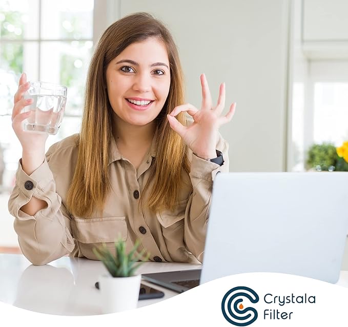 Crystala Filters 4US-MAXL-F01 Replacement Filter, Compatible with 4US-MAXL-S01 System, 2PACK