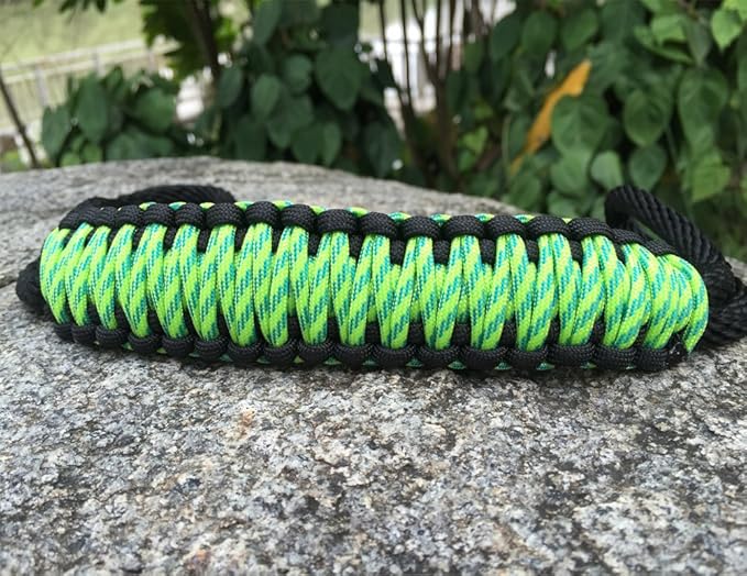 Handmade Paracord Handle for Yeti/Rtic/Ozark Trail Rambler 30 Oz Tumbler. Green/Black
