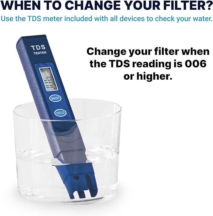 ZeroWater Official Replacement Filter - 5-Stage 0 TDS Filter Replacement - System IAPMO Certified to Reduce Lead, Chromium, and PFOA/PFOS, 3-Pack