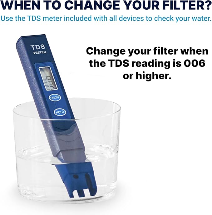 ZeroWater Official Replacement Filter - 5-Stage 0 TDS Filter Replacement - System IAPMO Certified to Reduce Lead, Chromium, and PFOA/PFOS, 2-Pack