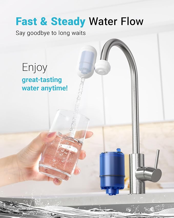 3 Pack Filter Replacement for All PUR®, PUR®PLUS Faucet Filtration Systems, Pur® RF-9999® Faucet Water Filter, NSF Certified, AQUA CREST