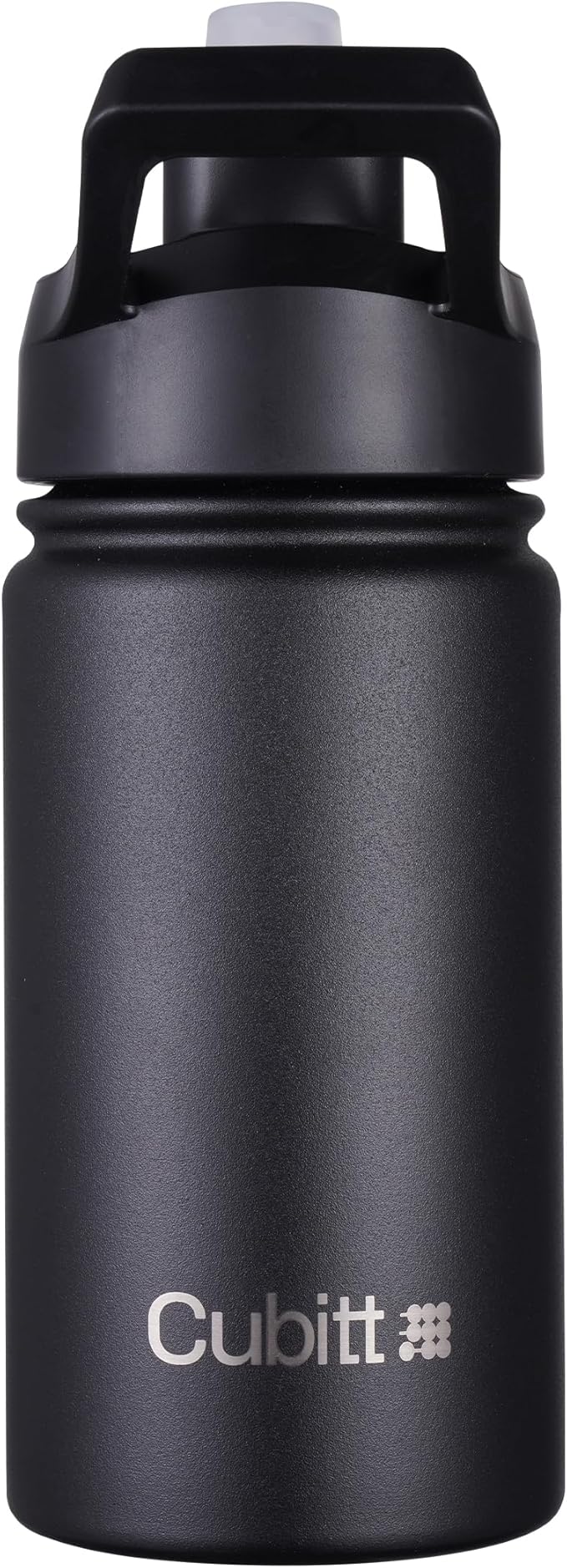 Cubitt Kids Water Bottle 14 oz with Straw Lid, Insulated Stainless Steel, Double Walled Tumbler Travel Cup, Thermo Mug, Leak Proof, Cold for up to 24 hours, Hot for up to 12 hours