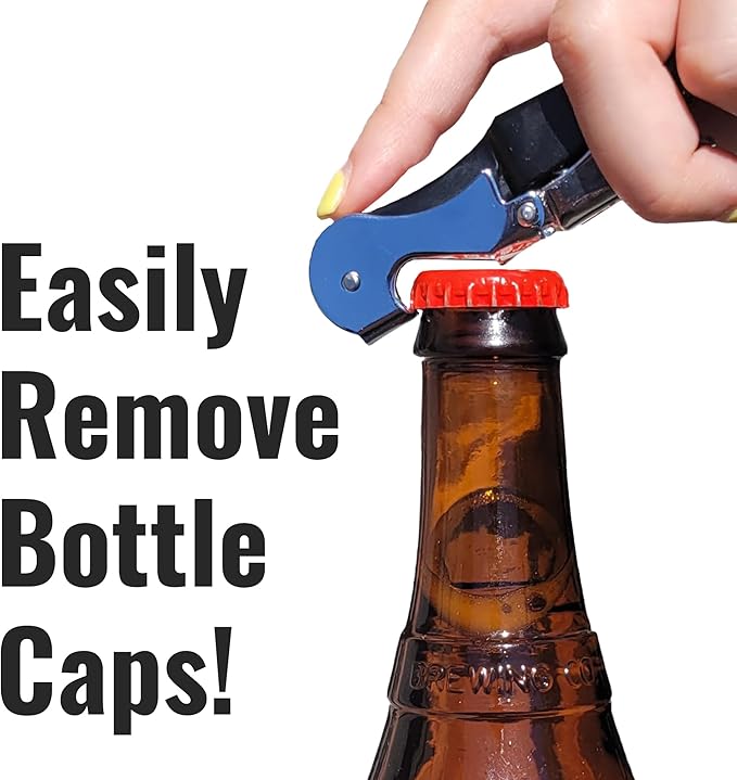 Shakey Wine Key! - Professional Waiter's Corkscrew Wine Bottle Opener with Foil Cutter (2-Pack)