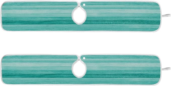 Kitchen Faucet Absorbent Mat,Teal Turquoise Green Wood Water Splash Guard for Sink, Faucet Drip Catcher Thicken Sponge Microfiber Faucet Water Catcher Mat Sink Absorbent Mat for Kitchen 23x5in 2 Pack