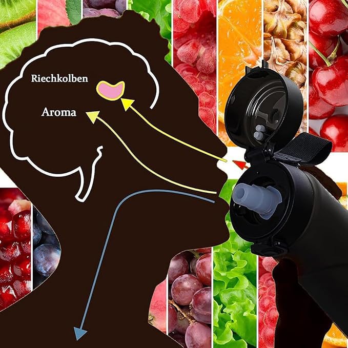 Air Water Bottle,750ML Scent Water Cup with 3 Flavour Pods,Leak Proof Sports Water Cup with Straw Suitable for Outdoor Sports,Gifts From Friends, Birthday Gifts (New White + 3pods)