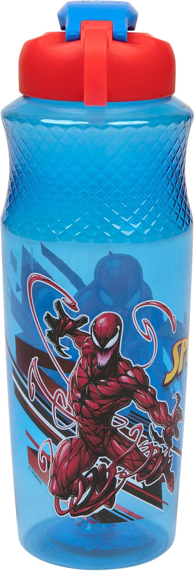 Spider-Man Character 30oz Sullivan Water Bottle, Blue,Red
