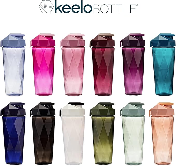 Classic 28oz Blender Shaker Bottle | Protein Shaker Bottle with Diamond Agitator | Shaker Cup with Carrying Handle and Dishwasher Safe | Maroon - 28-Ounces