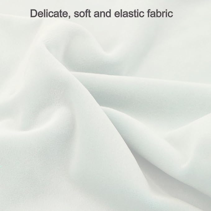 Round Cervical Roll Cylinder Bolster Pillow, 4" x 17" Orthopedic Cervical Roll Memory Foam Ergonomically Pillow forBed, Car, Office and Home Use,with Washable Cover (White)