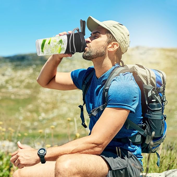 Shaker Bottle for Protein Mixes,24 oz,Protein Shaker Bottles with Whisk Ball, Mixer Bottle, Protein Bottle,Portable Pre Workout Whey Protein Drink Shaker Cup,Black