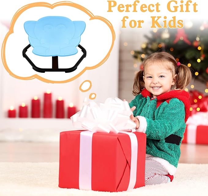 Spinning Chair for Autistic Kids Sit and Spin Chair for Kids Swivel Sensory Chair Elephant Spinning Seat Autism Sensory Chair Items for Sensory Room Training Balance Body Coordination