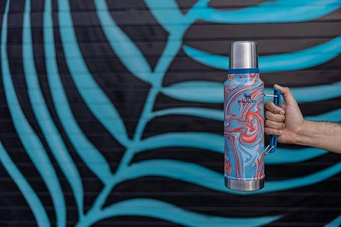 Stanley Classic Vacuum Insulated Wide Mouth Bottle -BPA-Free 18/8 Stainless Steel Thermos for Cold & Hot Beverages