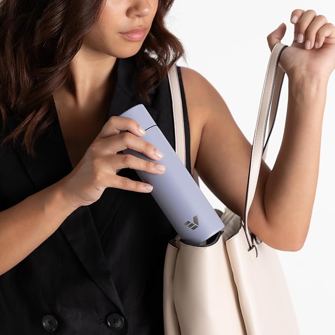 Mini Stainless Steel Water Bottle 14oz - Non-insulated | Designed for Bags | Slim, Lightweight & Stylish – Lilac