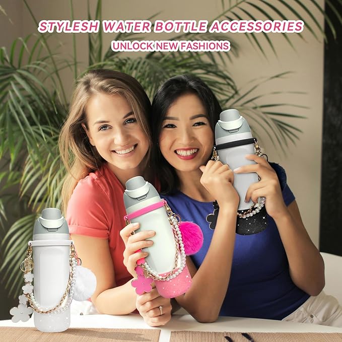 Water Bottle Handle Strap Compatible for Owala Accessories Compatible for Owala Boot Compatible for Owala Charms- Convenient, Stylish & Durable Hydration Solution for On-the-Go 24oz 32oz