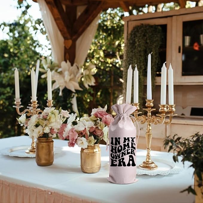 Baobeily In My Maid Of Honor Era Wedding Gift Engagement Gift Bag For bride/him/her Newly Engaged Gift Wine Tote