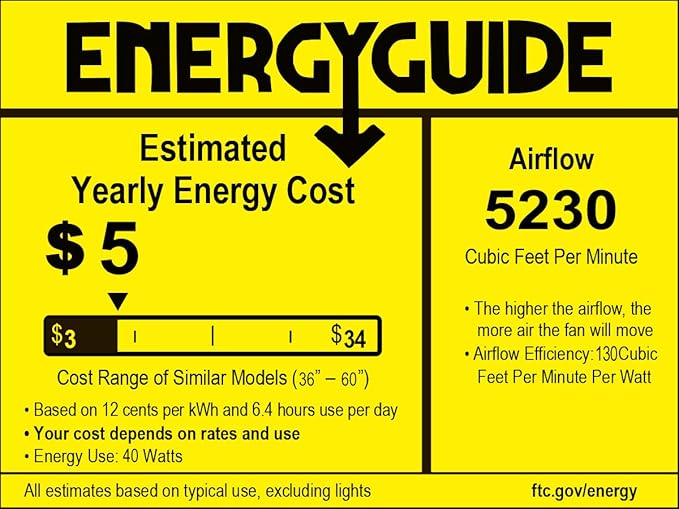 Sofucor 52" Ceiling Fan no Light and Remote Control, Modern Ceiling Fan without Light, Indoor Outdoor Ceiling Fan with Reversible Motor, 6 Speeds, Burlywood