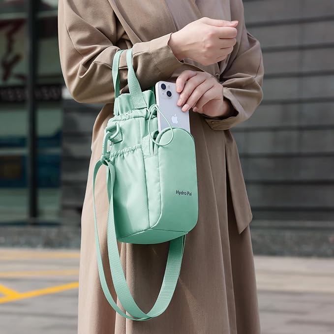 Insulated Water Bottles 40 oz with 2 Leak Proof Lids & Water Bottle Holder, Wide Mouth Sport Water Bottle with Straw, Reusable Stainless Steel Water Flask, Double Walled Vacuum Thermos