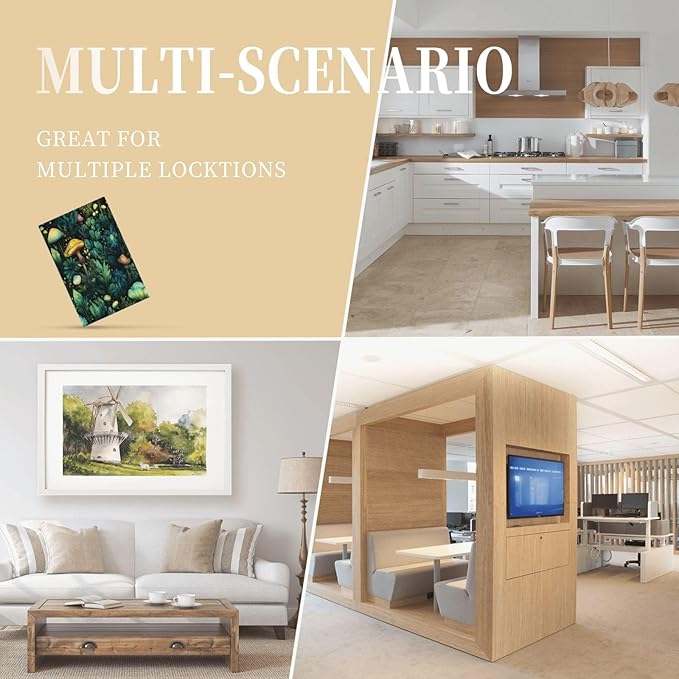 Green Dark Forest Mystical Mushroom 1 Gang Light Switch Covers No Device Wall Plate Decorative Blank Switchplate Electrical Faceplate for Farmhouse Country Bathroom Bedroom Decor