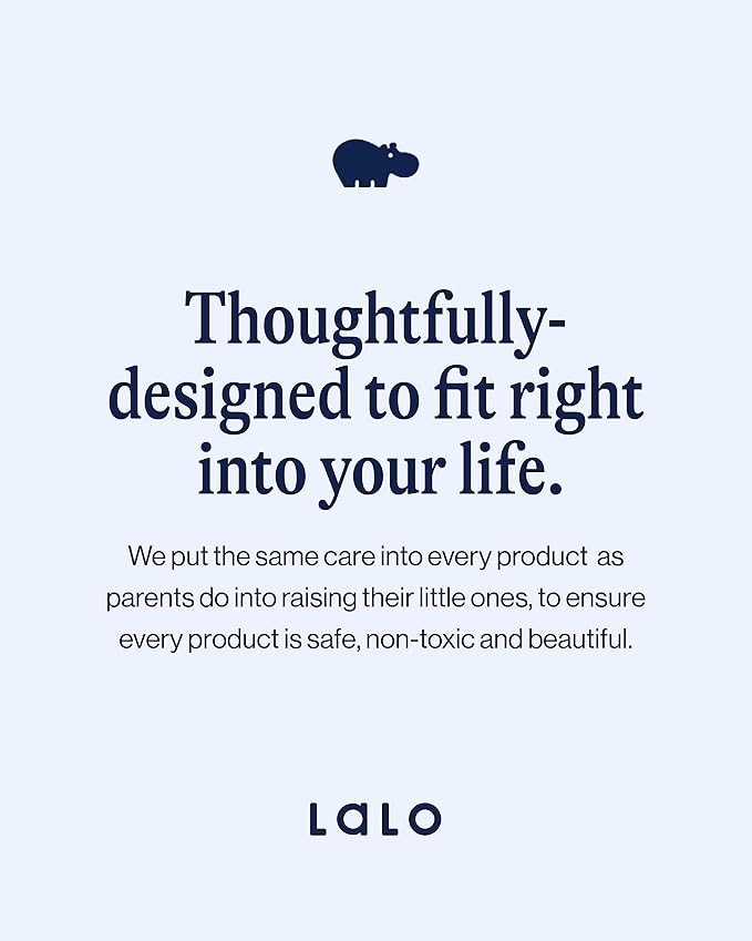 Lalo The Play Table, Wooden Preschool Table and Kids Activities Table with Easy to Clean Surface - Quick & Easy Set Up - Safe and Secure, 23 ⅝ x 23 ⅝ x 19 ⅛ in - Coconut