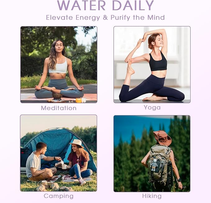 Crystal Water Bottle - Quartz Glass Water Bottle with Changeable Natural Crystal Center,Loose Natural Gem Leaf Tea Infuser Bottle, Gemstone Elixir Infused Glass Water Bottle with Sleeve Protective