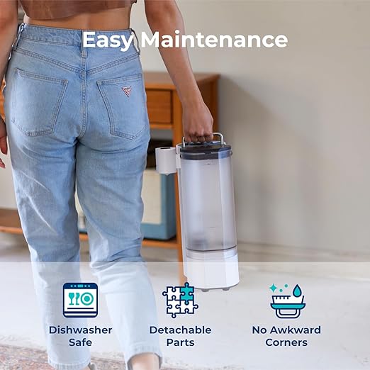 Bluevua 0.5 Gallons Feed Water Tank, Replacement for RO100ROPOT-Travel Countertop Reverse Osmosis System