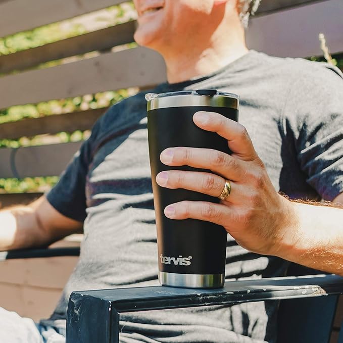 Tervis Triple Walled Purdue University Boilermakers Insulated Tumbler Cup Keeps Drinks Cold & Hot, 30oz - Stainless Steel, Tradition