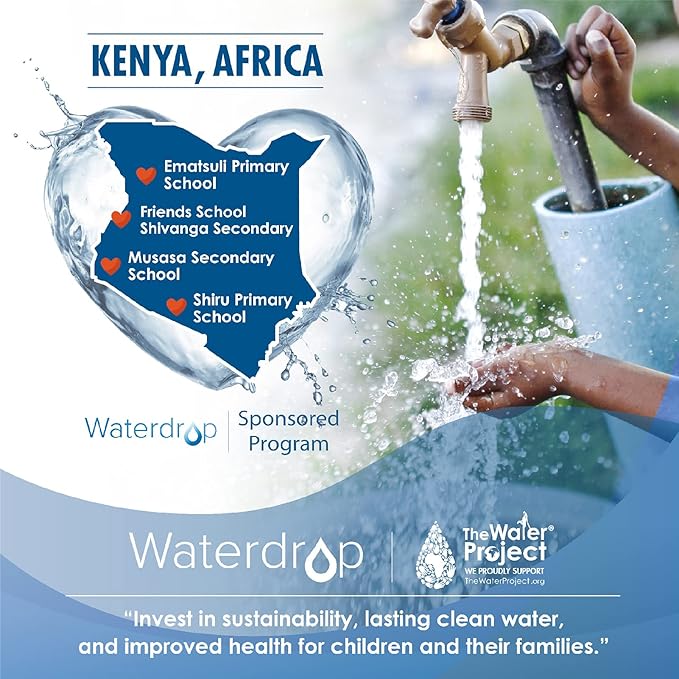 Waterdrop WD-DF-AL-A Replacement Alkaline Filters for Alkaline Dispenser Filtration System, Improved Coffee Taste, Last Up to 2 Months or 100 Gallons (Pack of 3)