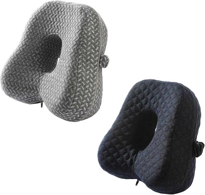 Knee &Leg Pillow for Side Sleepers-Mermory Foam Pillow for Between Legs-Sciatica Pain Relief-Knee,Legs and Back Relief. (grey), DC-0888