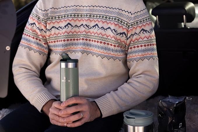 Stanley AeroLight Transit Bottle, Vacuum Insulated Tumbler for Coffee, Tea and Drinks with Ultra-Light Stainless Steel