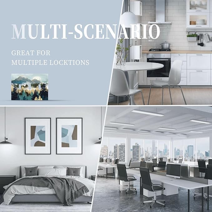 Boho Mountain Forest Abstract Sunset Sunrise Sun 3 Gang Light Switch Covers Triple Toggle Wall Plate Decorative Switchplate Electrical Faceplate for Country Bathroom Bedroom Decor