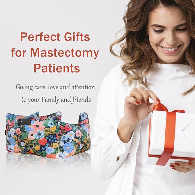Mastectomy Pillow - Post Surgery Pillow, Breast Pillow for Sleeping After Heart Surgery, Lumpectomy Pillow, Breast Reduction & Augmentation Pillow Double Mastectomy Gifts for Women