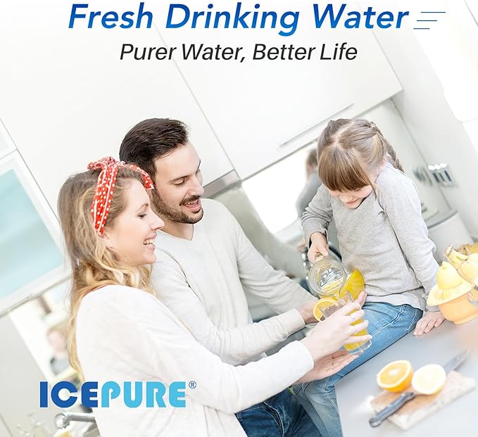 ICEPURE 5 Micron 20" x 4.5" Whole House Sediment Home Water Filter Replacement Cartridge, Compatible with SP-DD-5005-20BB, FPMB5-20, AP810-2, 155358-43, SDC-45-2005, 2PP20BB1M, P5-20, FP25B, 2 Pack