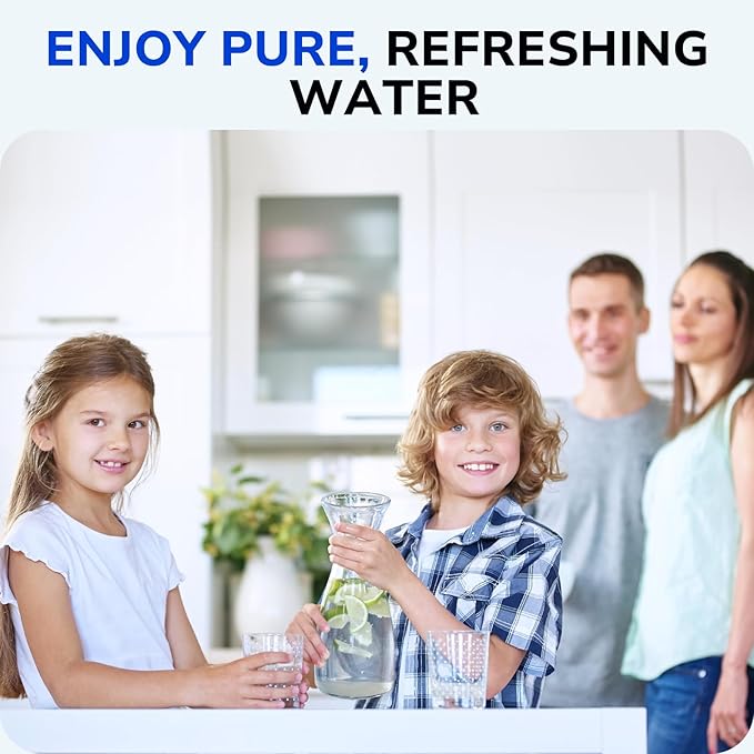 Elite Water Filter Replacements for Brita Water Pitchers and Dispensers, Reduce Chlorine, Lead, Bad Taste & Odor, Lasts 6-Month
