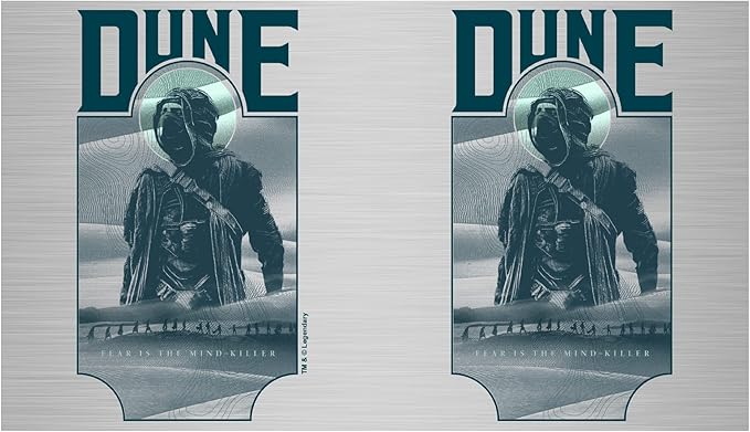 Fifth Sun Dune Paul Atreides Fear is The Mind-Killer Stainless Steel Water Bottle