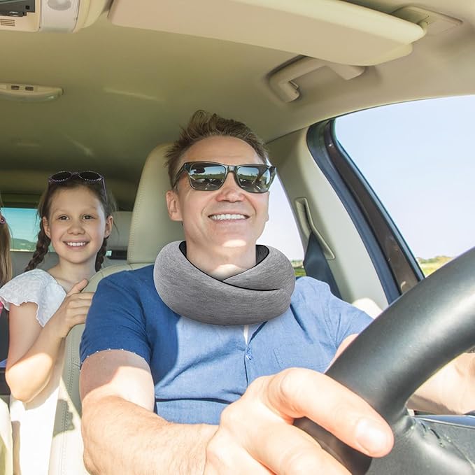 Travel Pillow, Neck Pillow, Stowable Pillow, Memory Foam Travel Pillow——Perfect Support for Your Neck and Head, Suitable for Airplanes,Trains,Offices and Cars