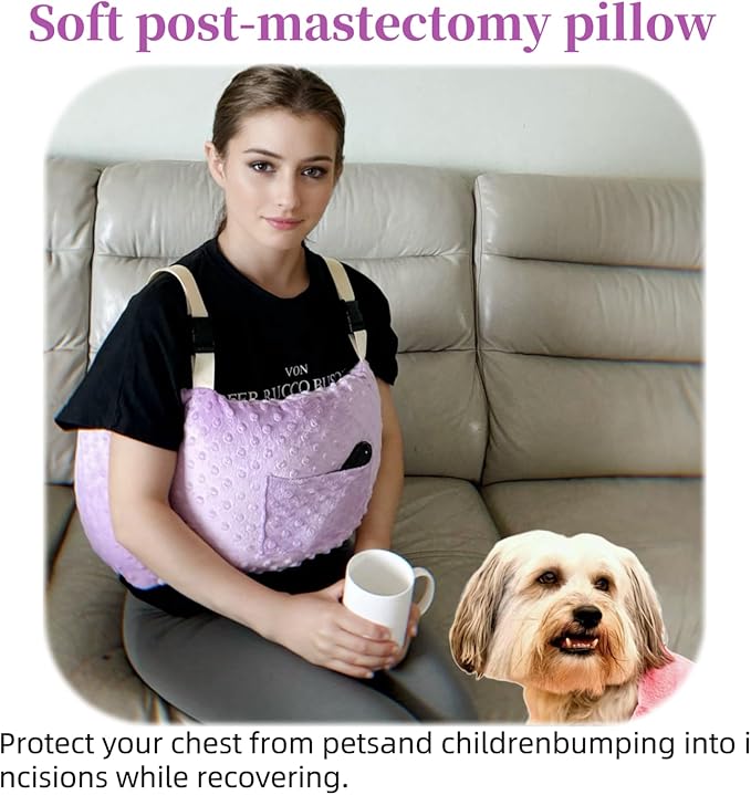 Mastectomy Pillow-Post Surgery Pillow, Breast Pillow, Heart Surgery, Breast Augmentation and Breast Reduction Recovery Supplies, Breast Cancer Pillow.