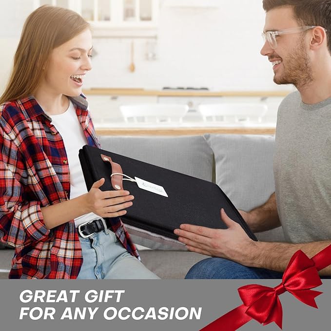 Large Toy Storage Box with Lids, Collapsible Sturdy Baby Storage Organizer Chest Bin Basket for Kids, Boys, Girls, Playroom, Nursery, Bedroom, Closet 25"x13"x16" (Black)