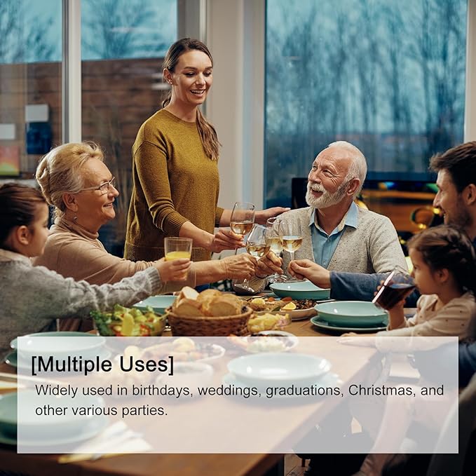 uxcell Wine Bags, 12pcs Blue 5 x 4 x 14 In Wine Gift Bags with Rope Handles Paper Wine Tote Bag for Wedding Birthday Christmas Party Supplies