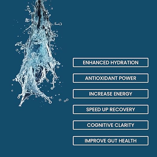 Hydra Hydrogen Water Bottle for Elite Sports Hydration, 380ml/12.8oz, 3min: 1200-1400ppb, 10min: 3500-5000ppb, 10-20 Uses per charge, Black