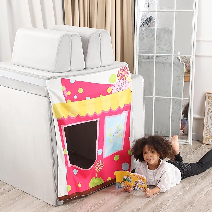 Play Panels for Kids Foam Play Couch, Candy Store