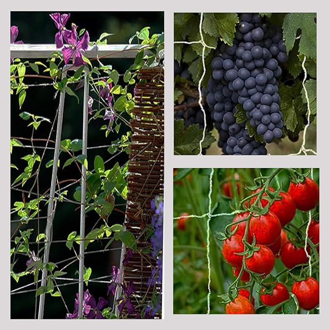 Rope Net Kids Safety Rope Netting Stairs Balcony Fence Safety Net Child Railing Playground Protection Rope Netting Indoor and Outdoor Decor Net White (4mm,1X8m)