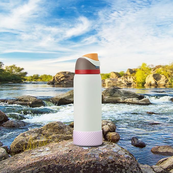 Silicone Boot for Owala Water Bottle 24 oz 32 oz 40 oz, Anti-Slip Protective Sleeve for FreeSip/Twist/Flip Stainless Steel Water Bottles Accessories